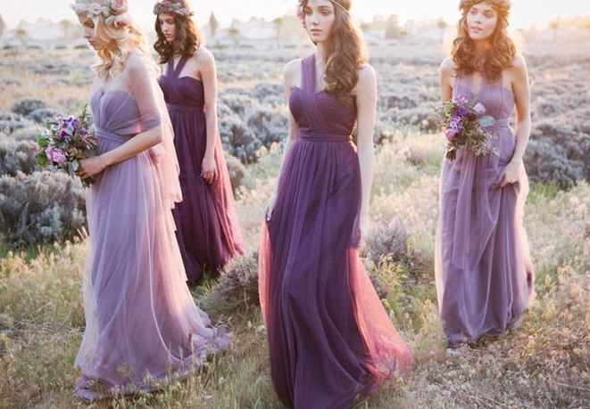 Romantic and Ethereal Bridesmaid Dresses You'll Love! www.theperfectpalette.com - Shop the look!