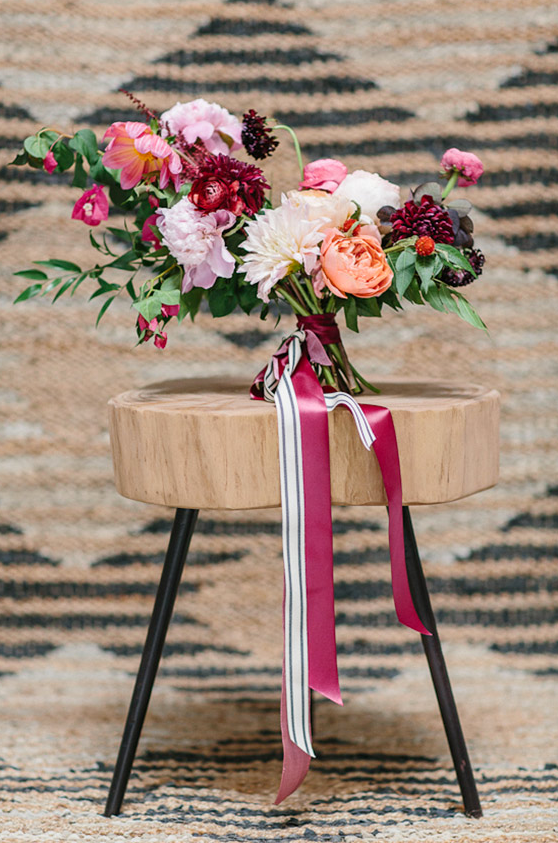 Get the Look! 7+ Ideas Using Pantone's Color of the Year! www.theperfectpalette.com - Marsala, Peach, and Grey!