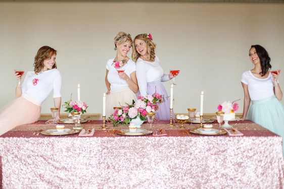 Sex and the City Inspired Bridal Luncheon - www.theperfectpalette.com - Elizabeth Nord Photography, Elizabeth Greve Photography, Petals N' Bloom