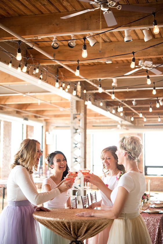 Sex and the City Inspired Bridal Luncheon - www.theperfectpalette.com - Elizabeth Nord Photography, Elizabeth Greve Photography, Petals N' Bloom