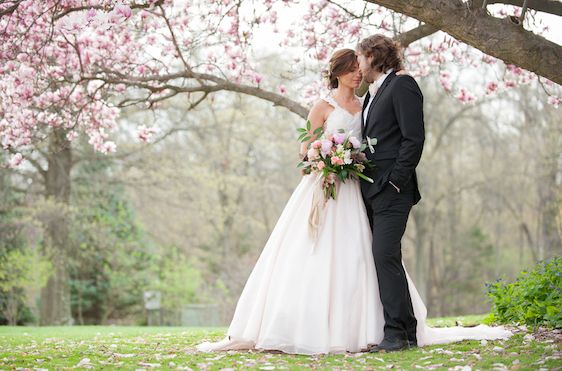 English Manor Styled Wedding in Pennsylvania - www.theperfectpalette.com - Jenni Grace Photography, florals by The Farmer's Daughter, Devoted to You Events, BBG Couture gowns