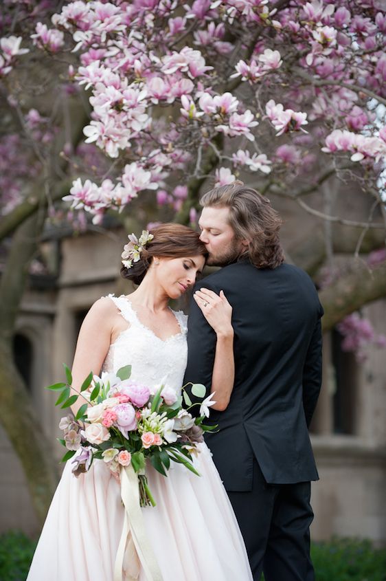 English Manor Styled Wedding in Pennsylvania - www.theperfectpalette.com - Jenni Grace Photography, florals by The Farmer's Daughter, Devoted to You Events, BBG Couture gowns