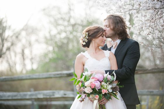 English Manor Styled Wedding in Pennsylvania - www.theperfectpalette.com - Jenni Grace Photography, florals by The Farmer's Daughter, Devoted to You Events, BBG Couture gowns