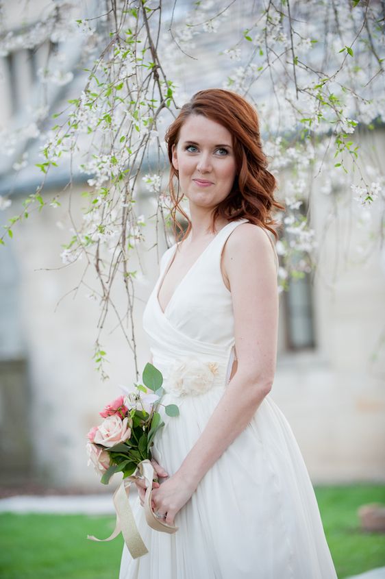 English Manor Styled Wedding in Pennsylvania - www.theperfectpalette.com - Jenni Grace Photography, florals by The Farmer's Daughter, Devoted to You Events, BBG Couture gowns