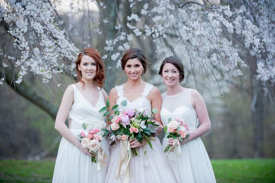 English Manor Styled Wedding in Pennsylvania - www.theperfectpalette.com - Jenni Grace Photography, florals by The Farmer's Daughter, Devoted to You Events, BBG Couture gowns