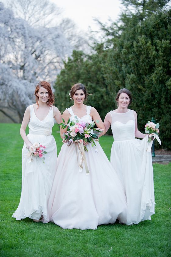 English Manor Styled Wedding in Pennsylvania - www.theperfectpalette.com - Jenni Grace Photography, florals by The Farmer's Daughter, Devoted to You Events, BBG Couture gowns, 