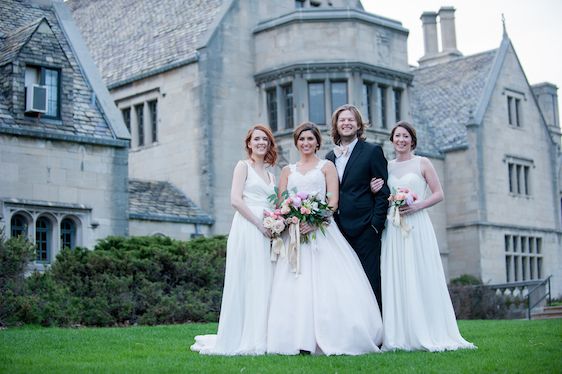 English Manor Styled Wedding in Pennsylvania - www.theperfectpalette.com - Jenni Grace Photography, florals by The Farmer's Daughter, Devoted to You Events, BBG Couture gowns, 