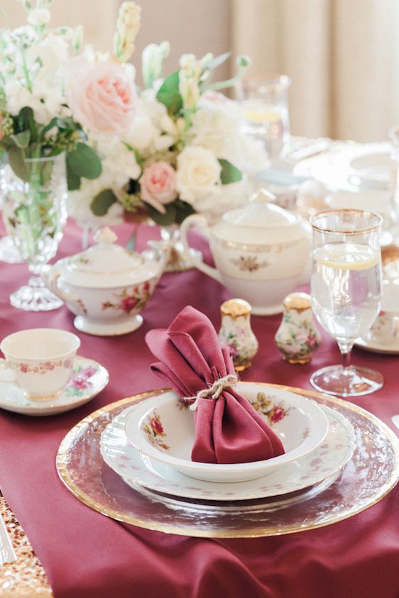 Pantone's Color Of The Year, Marsala! A Styled Shoot - www.theperfectpalette.com - The Howard Brand, Flowers on Orchard Lane