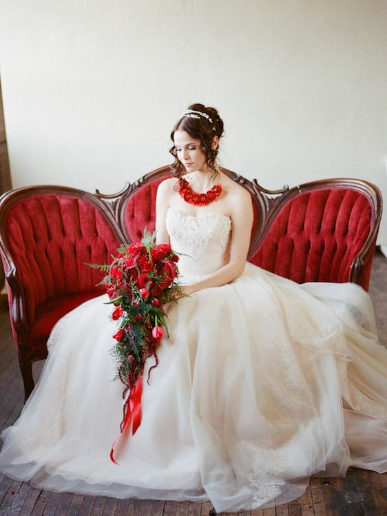  Romantic and Wintry Red Velvet Love, Jessica Watson Photography, Florals Designs by Jessi