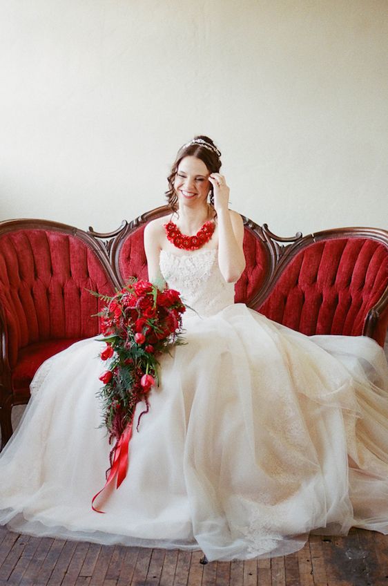  Romantic and Wintry Red Velvet Love, Jessica Watson Photography, Florals Designs by Jessi