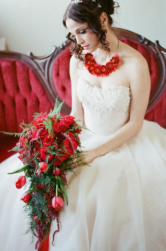  Romantic and Wintry Red Velvet Love, Jessica Watson Photography, Florals Designs by Jessi