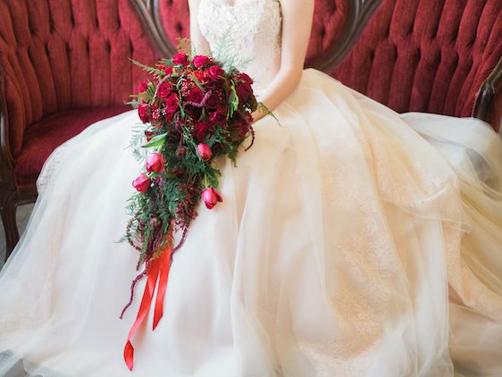 Romantic and Wintry Red Velvet Love, Jessica Watson Photography, Florals Designs by Jessi