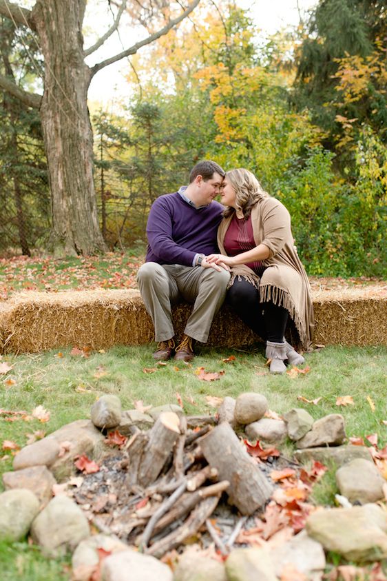  Fall in Love Engagement Party with Bright Bold Colors