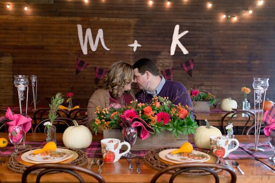 Fall in Love Engagement Party with Bright Bold Colors