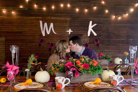  Fall in Love Engagement Party with Bright Bold Colors