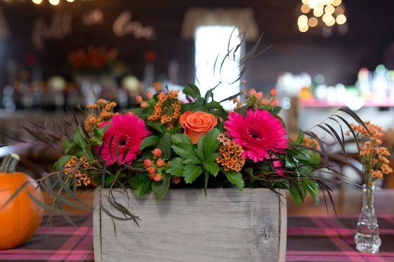  Fall in Love Engagement Party with Bright Bold Colors