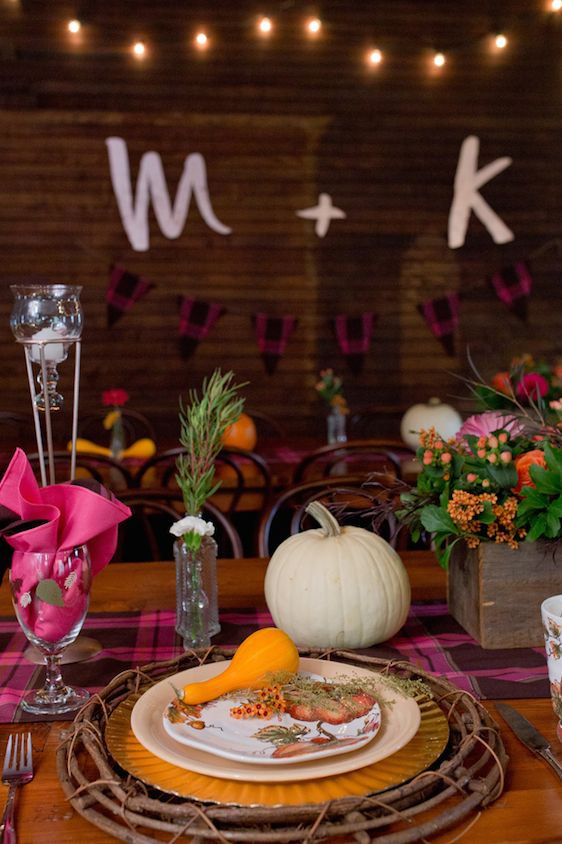  Fall in Love Engagement Party with Bright Bold Colors