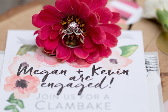  Fall in Love Engagement Party with Bright Bold Colors