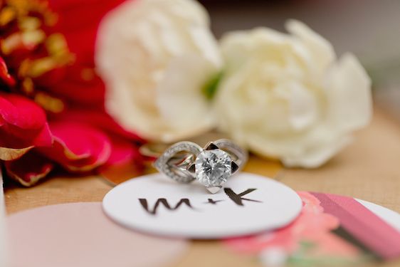 Fall in Love Engagement Party with Bright Bold Colors