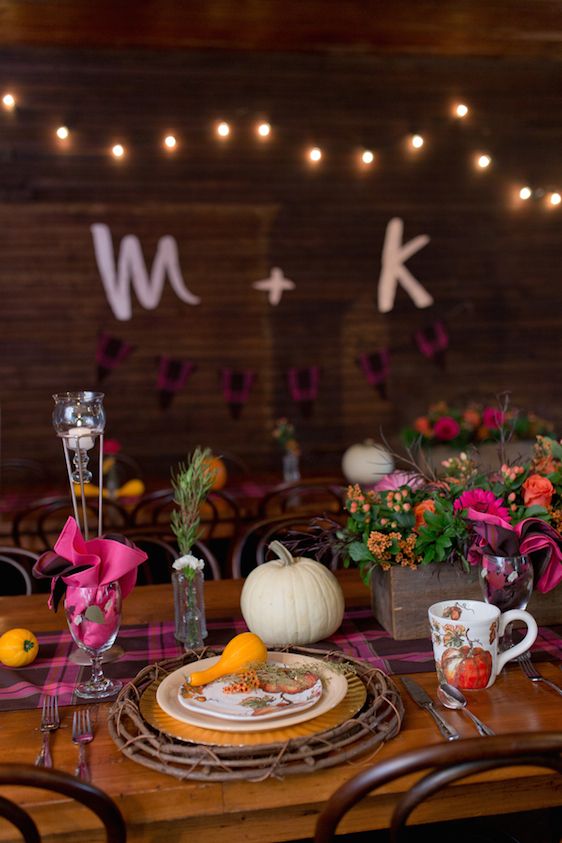  Fall in Love Engagement Party with Bright Bold Colors