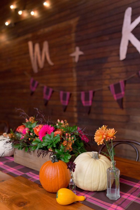  Fall in Love Engagement Party with Bright Bold Colors