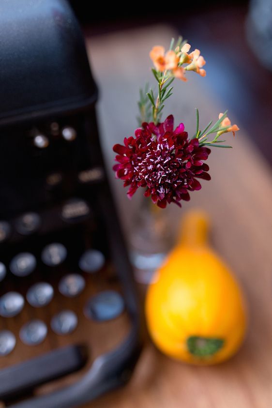  Fall in Love Engagement Party with Bright Bold Colors