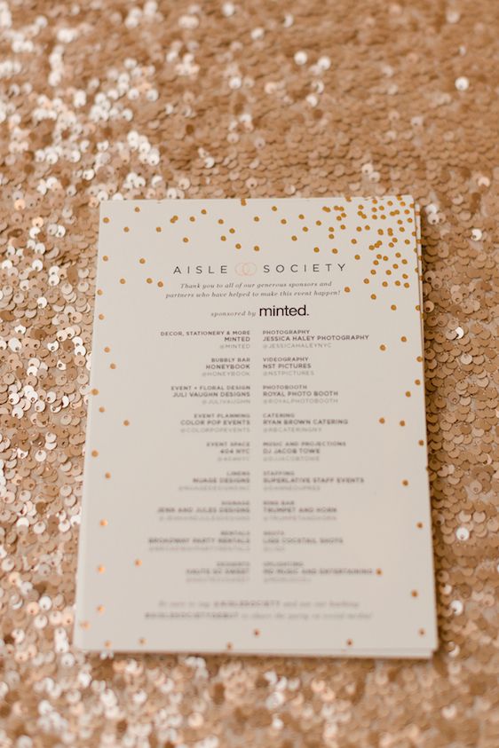 Aisle Society Debut Sponsored by Minted