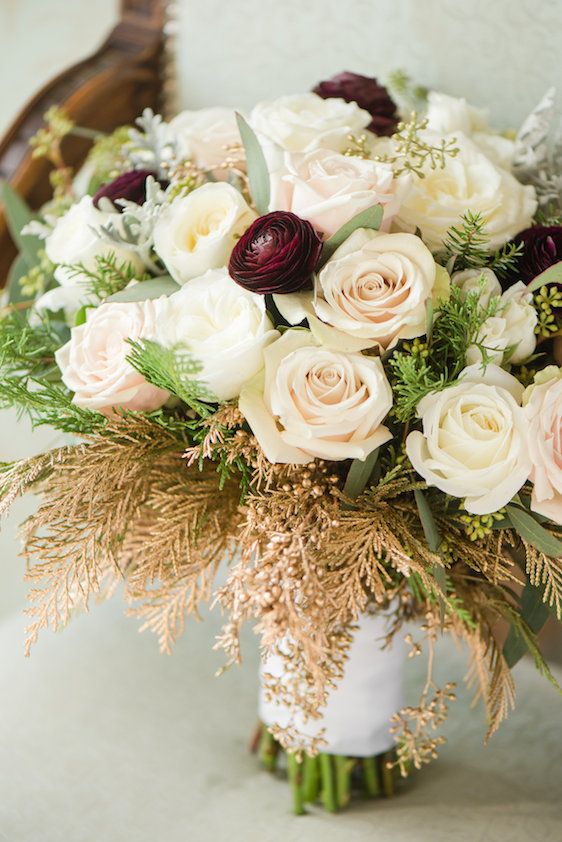  1920s Inspired Green and Gold Wedding Inspiration