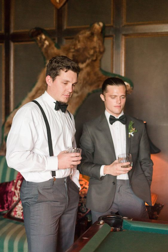  1920s Inspired Green and Gold Wedding Inspiration