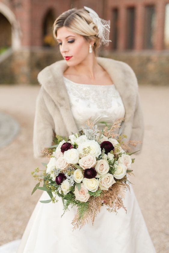  1920s Inspired Green and Gold Wedding Inspiration