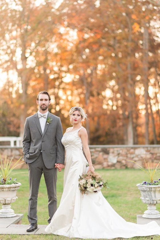  1920s Inspired Green and Gold Wedding Inspiration