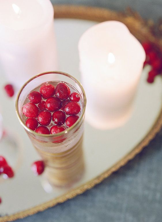 Cranberry Cocktails and Glam Holiday Party Outfits