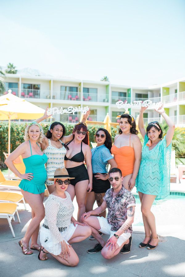  Retro Glam Palm Springs Bachelorette Party