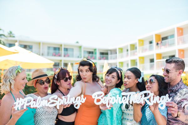  Retro Glam Palm Springs Bachelorette Party