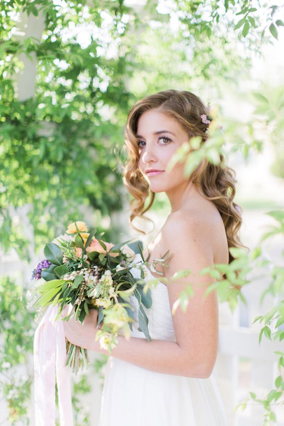  Garden Glam Bridal Inspiration, M. Felt Photography, Bloomers Flowers & Gifts