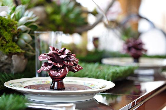  Marsala Tabletop Design with Succulents, Amy Anaiz Photography, Floral Design by Glen Head Flower Shop, Calligraphy by Eliza Gwendalyn