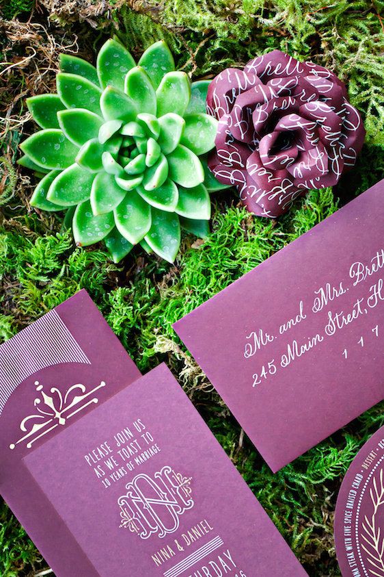  Marsala Tabletop Design with Succulents, Amy Anaiz Photography, Floral Design by Glen Head Flower Shop, Calligraphy by Eliza Gwendalyn