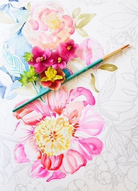 A Colorful Watercolor Inspired Party with Painterly Days, Kristy Rice for the Artful Life, Photography by Seneca, Patchwork Planning