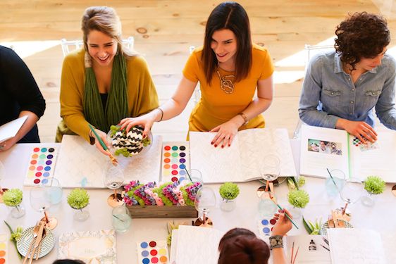 A Colorful Watercolor Inspired Party with Painterly Days, Kristy Rice for the Artful Life, Photography by Seneca, Patchwork Planning
