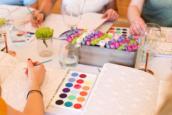 A Colorful Watercolor Inspired Party with Painterly Days, Kristy Rice for the Artful Life, Photography by Seneca, Patchwork Planning