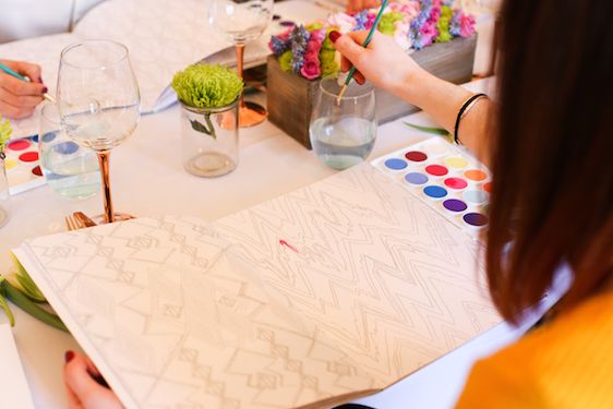 A Colorful Watercolor Inspired Party with Painterly Days, Kristy Rice for the Artful Life, Photography by Seneca, Patchwork Planning