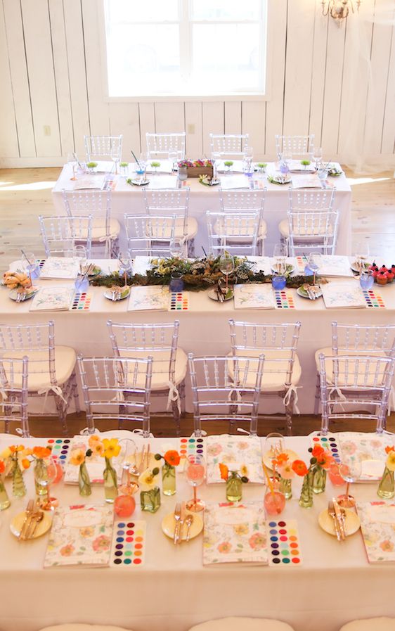  A Colorful Watercolor Inspired Party with Painterly Days, Kristy Rice for the Artful Life, Photography by Seneca, Patchwork Planning