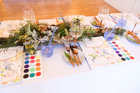 A Colorful Watercolor Inspired Party with Painterly Days, Kristy Rice for the Artful Life, Photography by Seneca, Patchwork Planning