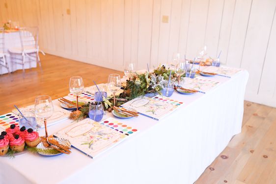 A Colorful Watercolor Inspired Party with Painterly Days, Kristy Rice for the Artful Life, Photography by Seneca, Patchwork Planning