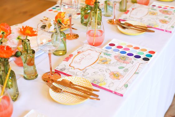 A Colorful Watercolor Inspired Party with Painterly Days, Kristy Rice for the Artful Life, Photography by Seneca, Patchwork Planning
