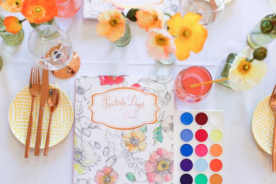 A Colorful Watercolor Inspired Party with Painterly Days, Kristy Rice for the Artful Life, Photography by Seneca, Patchwork Planning