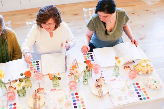A Colorful Watercolor Inspired Party with Painterly Days, Kristy Rice for the Artful Life, Photography by Seneca, Patchwork Planning