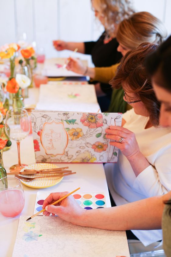 A Colorful Watercolor Inspired Party with Painterly Days, Kristy Rice for the Artful Life, Photography by Seneca, Patchwork Planning
