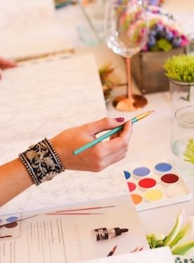 A Colorful Watercolor Inspired Party with Painterly Days, Kristy Rice for the Artful Life, Photography by Seneca, Patchwork Planning
