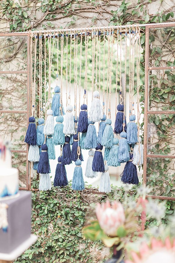  Stylish Blue and Boho Wedding Inspiration Made for the Summer